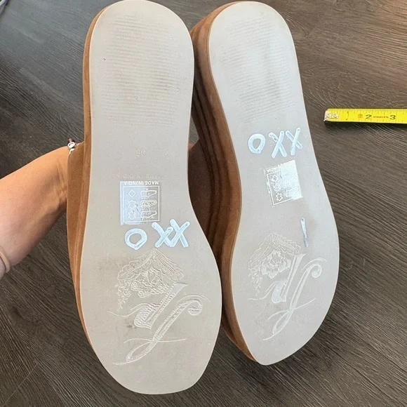 Free People Leather Platform Slides size 38 - Picture 3 of 7